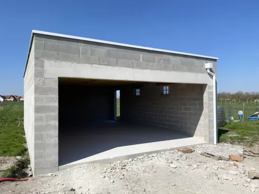 Construction d'un garage près de Saint-Omer, Saint-Omer, CMI Audomarois