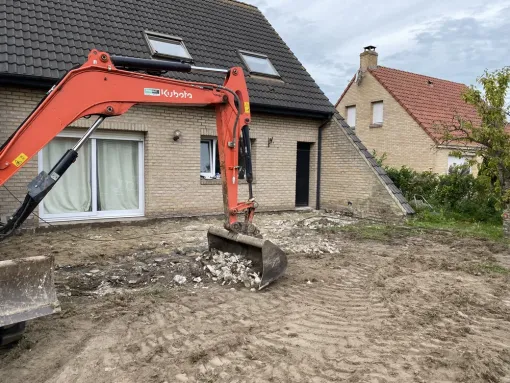 Démolition et reconstruction de terrasse à Dunkerque, Saint-Omer, CMI Audomarois