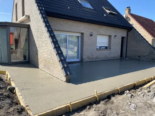 Construction d'une terrasse à Dunkerque, Saint-Omer, CMI Audomarois