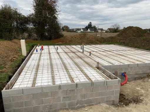 Plancher poutrelles hourdis sur vide sanitaire à Saint-Omer, Saint-Omer, CMI Audomarois