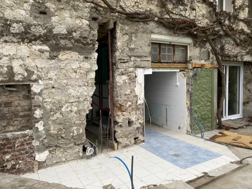 Démolition à Dannes pour la maison d'hôtes Moulin-Moulin, Saint-Omer, CMI Audomarois