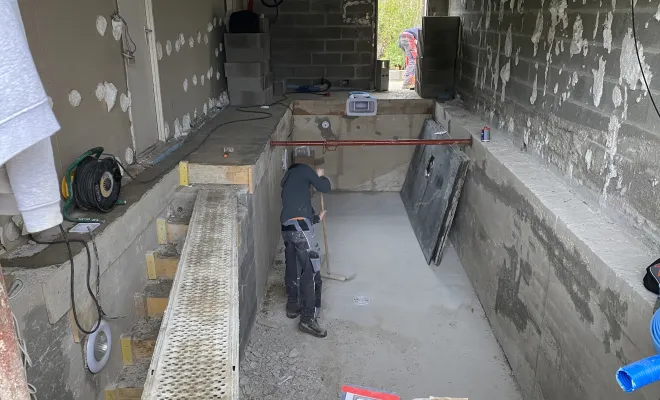 Construction d'une piscine près de Calais, Saint-Omer, CMI Audomarois